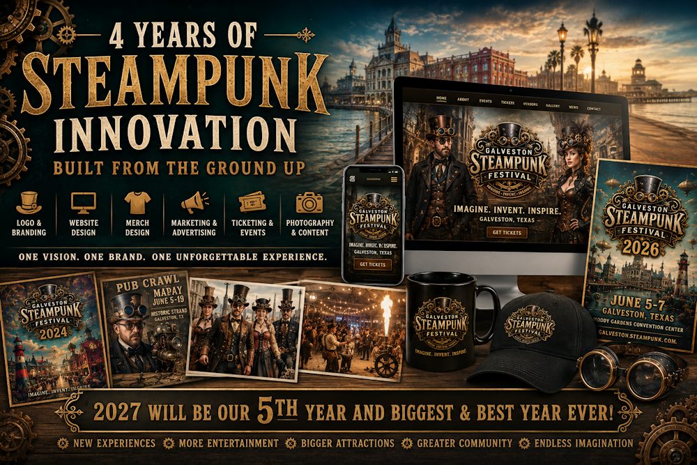 From an Idea to an International Event: Building the Galveston Steampunk Festival from the Ground Up
