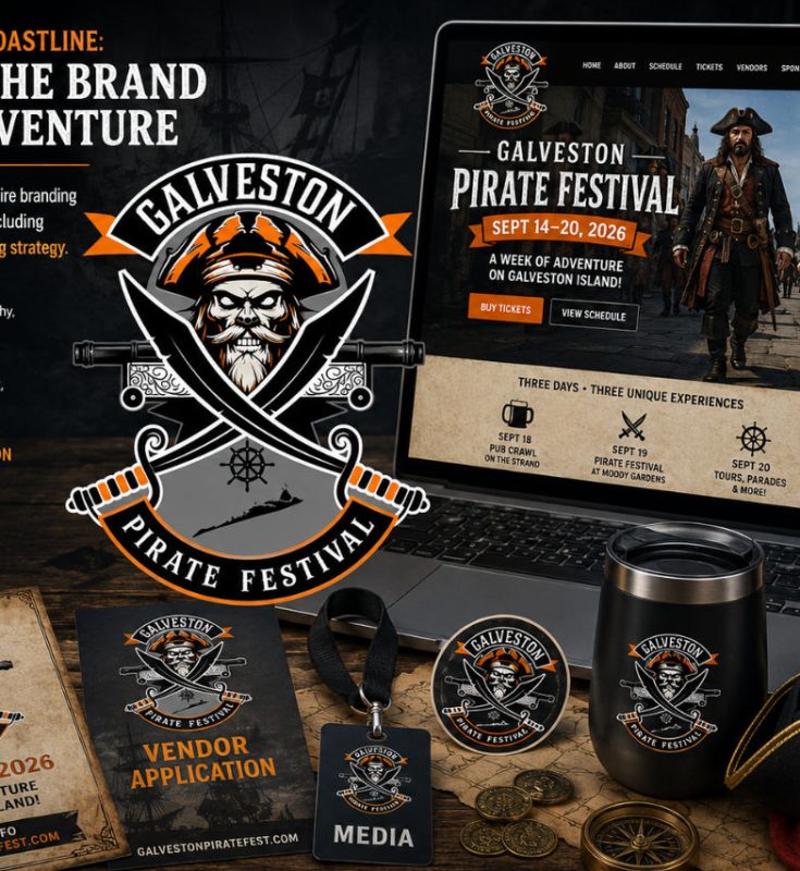 From Concept to Coastline: How WebTek Promotions Built the Galveston Pirate Festival Brand