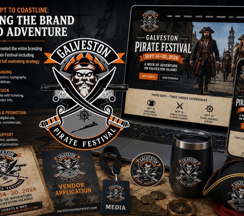 From Concept to Coastline: How WebTek Promotions Built the Galveston Pirate Festival Brand